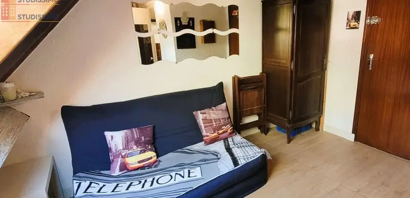 Studio 16m² Allos - Dernier étage, vue montagne - Photo 4