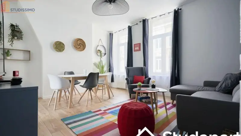 Studio meublé 13m² Lille 59000 - Meublé, DPE A - Photo 2