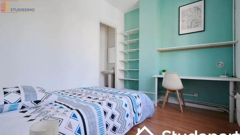 Studio meublé 10m² Roubaix - Meublé, 1 pièce - Photo 2