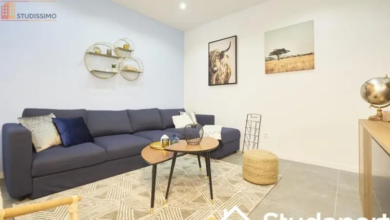 Studio meublé 14m² La Madeleine 59110 - Meublé, DPE A - Photo 9