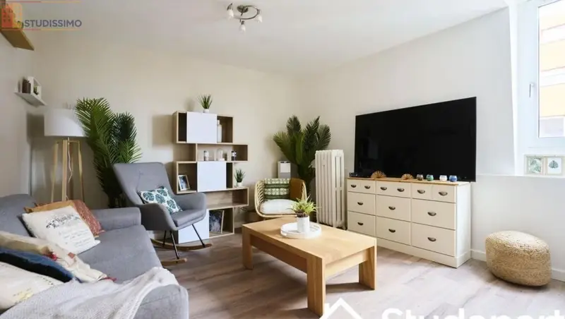 Studio meublé 11m² Lille - Meublé, DPE A - Photo 1