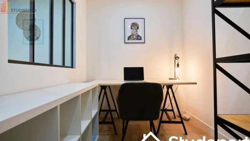 Studio meublé 10m² La Madeleine 59110 - Calme, lumineux - Photo 10