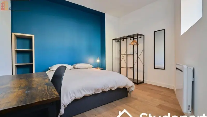 Studio meublé 10m² La Madeleine 59110 - Calme, lumineux - Photo 1