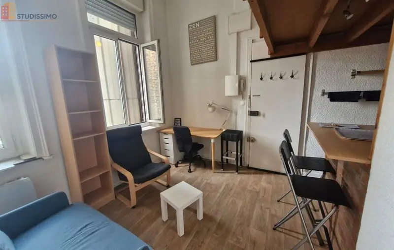 Studio meublé 22m² Lille centre - Meublé, rue commerçante - Photo 2