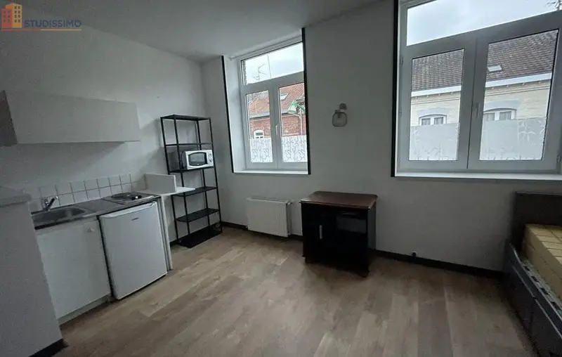 Studio meublé 19m² Lesquin - Centre-ville, bon état - Photo 1