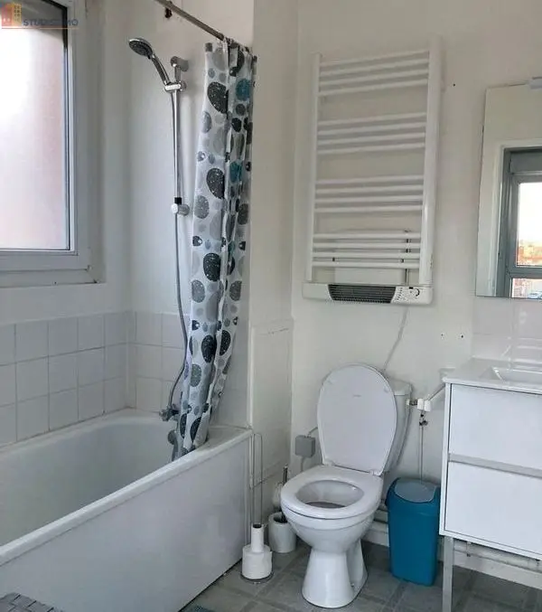 Studio meublé 26m² Dunkerque - Lumineux, parking privatif - Photo 1