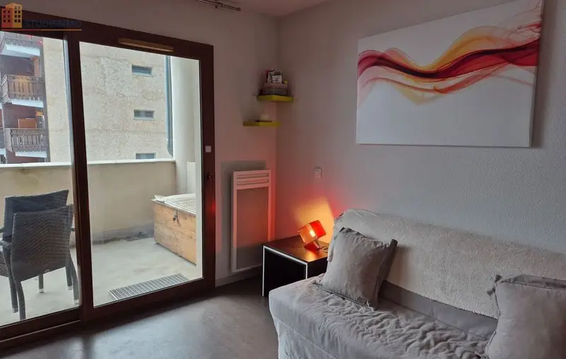 Studio 23m² Seyne 04140 - Vue piste de ski - Photo 1