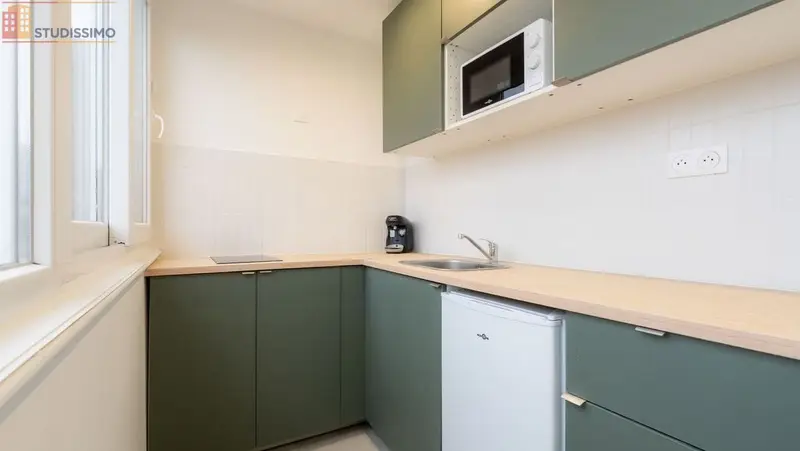 Studio 24m² Lille centre - Meublé, étage élevé - Photo 31