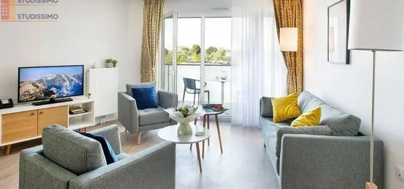Studio meublé 30m² Marcq-en-Baroeul - Lumineux - Photo 12