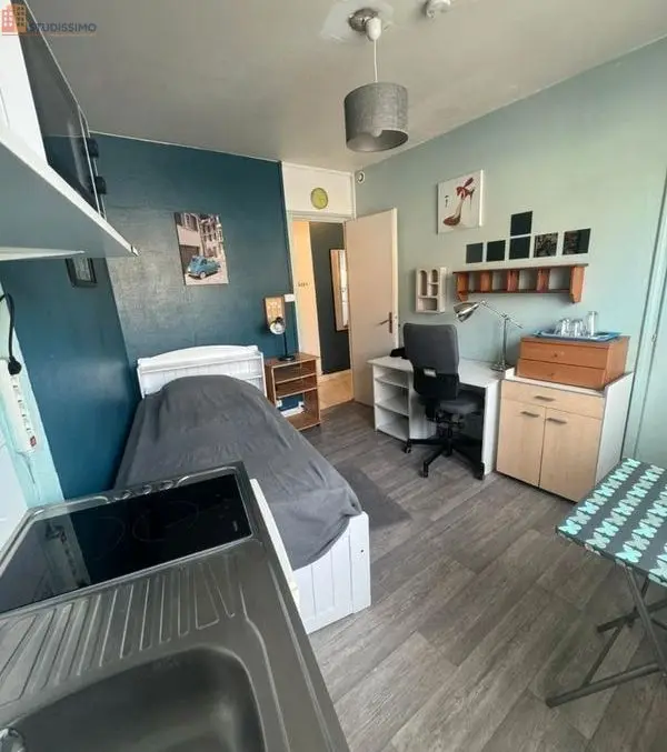 Studio meublé 18m² Lezennes - Meublé, lumineux - Photo 1