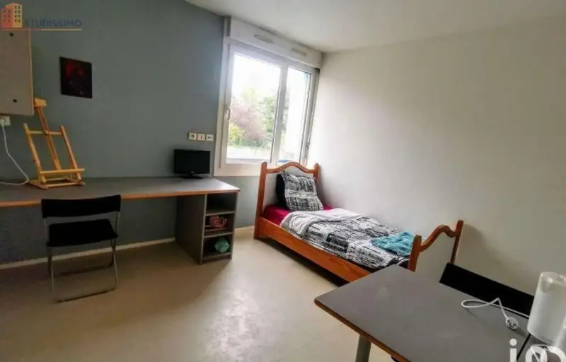 Studio meublé 20m² Roubaix 59100 - Résidence étudiante - Photo 2