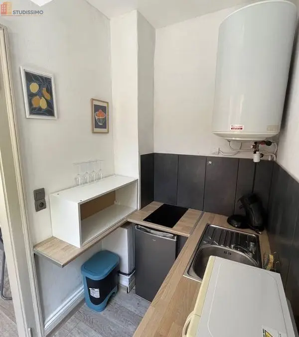 Studio meublé 17m² Lille Vauban - Refait, proche métro - Photo 2