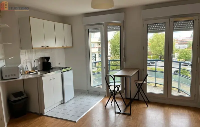 Studio meublé 29m² Lille Marx Dormoy - Meublé, quartier calme - Photo 7