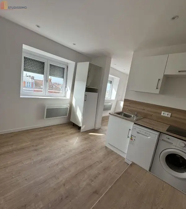 Studio meublé 14m² Roubaix 59100 - Meublé, DPE C - Photo 4