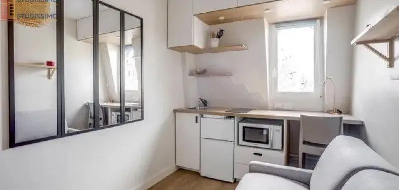 Studio meublé 20m² Denain - Proche centre, calme - Photo 3