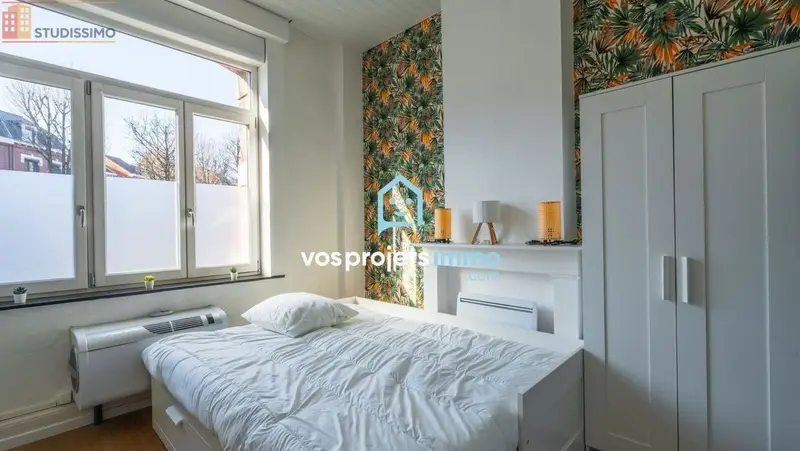 Studio meublé 18m² Valenciennes - Meublé, DPE C - Photo 7