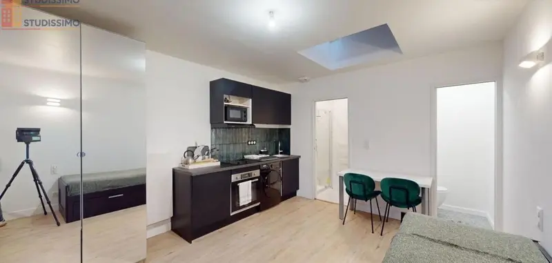 Studio meublé 21m² Roubaix 59100 - Meublé, DPE C - Photo 9