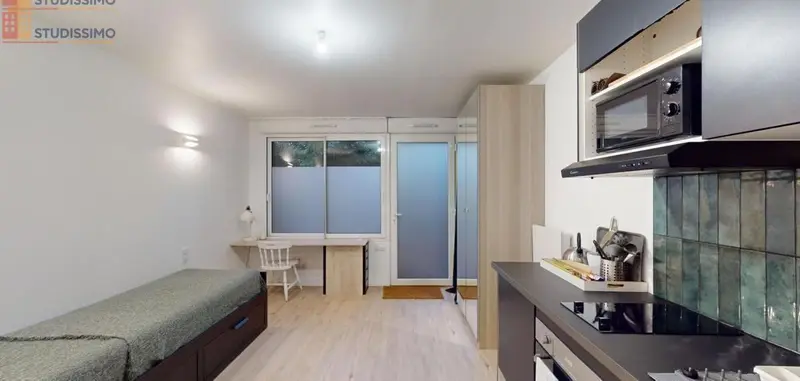 Studio meublé 21m² Roubaix 59100 - Meublé, DPE C - Photo 8