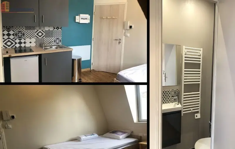 Studio 11m² Valenciennes 59300 - Meublé, fibre - Photo 2