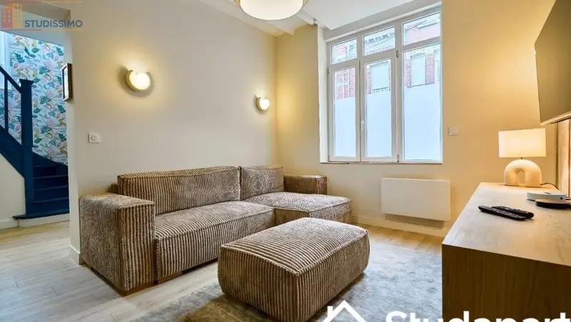 Studio meublé 12m² Villeneuve-d'Ascq - Meublé, DPE C - Photo 3