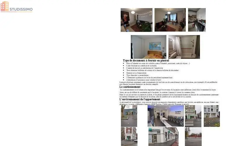 Studio 35m² Lille 59000 - Parking, 2e étage - Photo 2