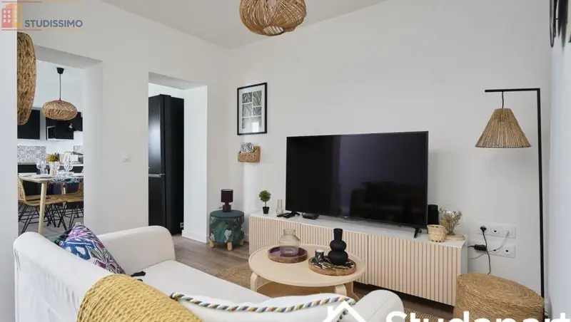 Studio meublé 11m² Lille 59000 - Meublé, DPE A - Photo 2