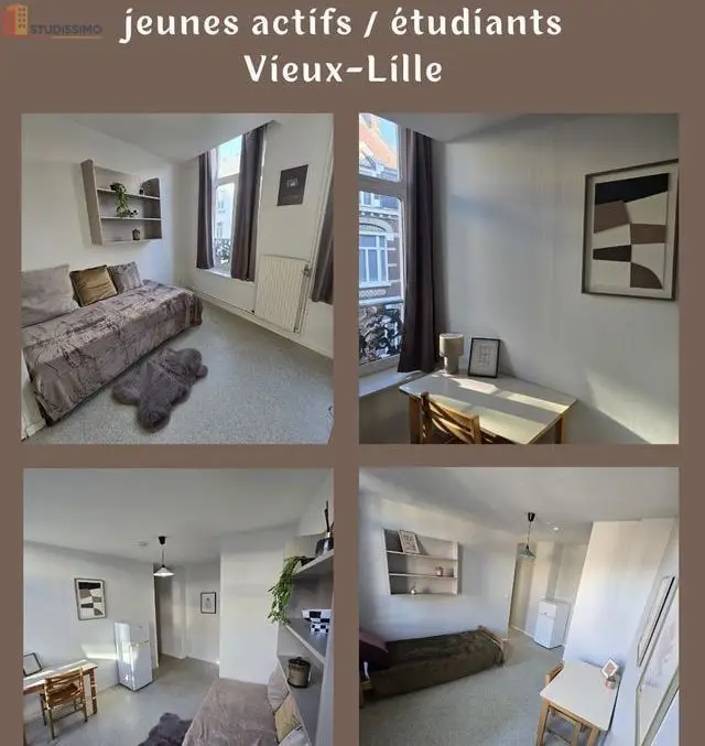 Studio meublé 10m² Lille centre - Meublé, proche Vieux-Lille - Photo 2