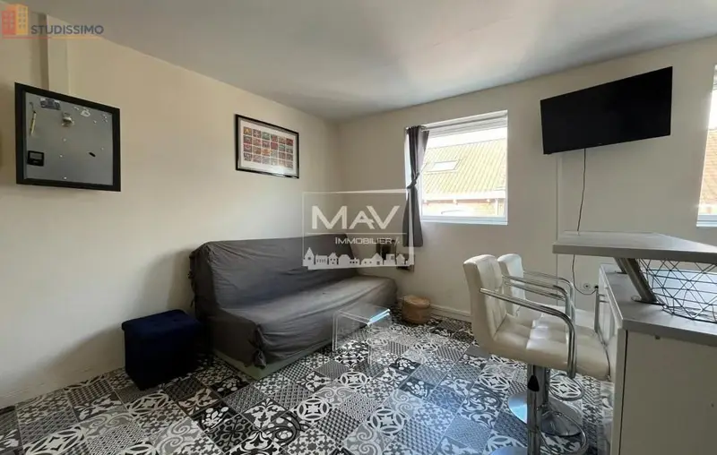 Studio meublé 22m² Lille 59800 - Meublé, étage élevé - Photo 12