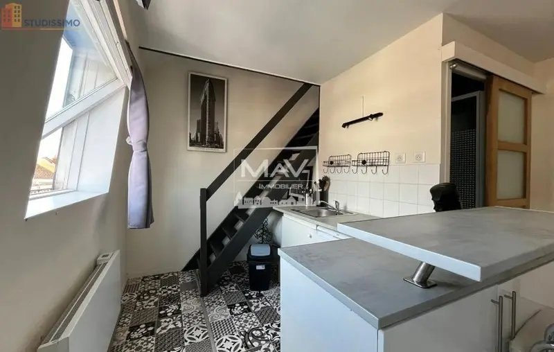 Studio meublé 22m² Lille 59800 - Meublé, étage élevé - Photo 10