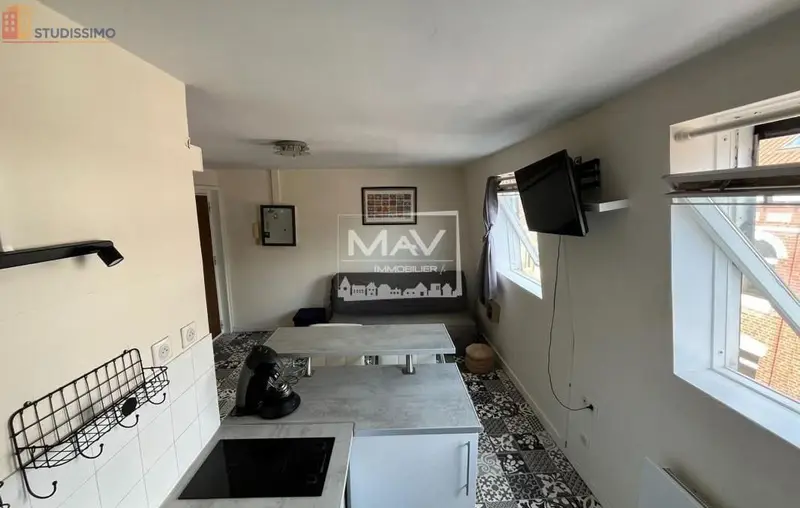 Studio meublé 22m² Lille 59800 - Meublé, étage élevé - Photo 9
