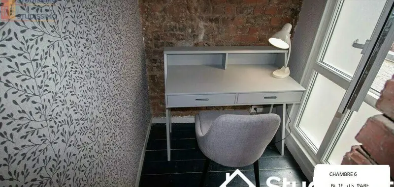 Studio meublé 10m² Roubaix - Meublé, 1 pièce - Photo 9