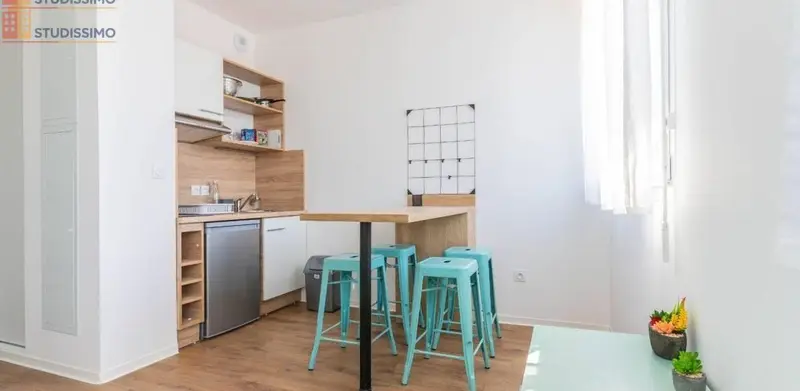 Studio meublé 12m² Loos 59120 - Calme, lumineux - Photo 2