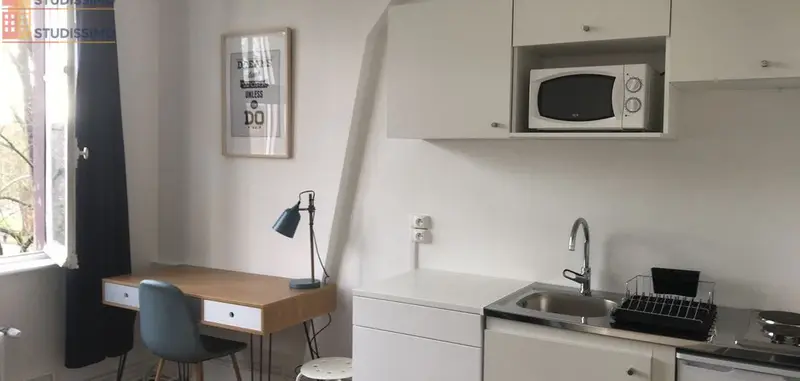 Studio 22m² Roubaix - Meublé, proche EDHEC - Photo 2