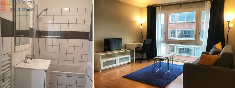 Studio 27m² Lille centre - Grand, meublé - Photo 2