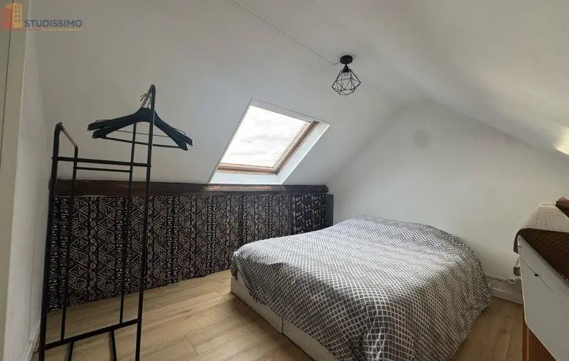 Studio meublé 35m² Croix 59170 - Grande mezzanine - Photo 2