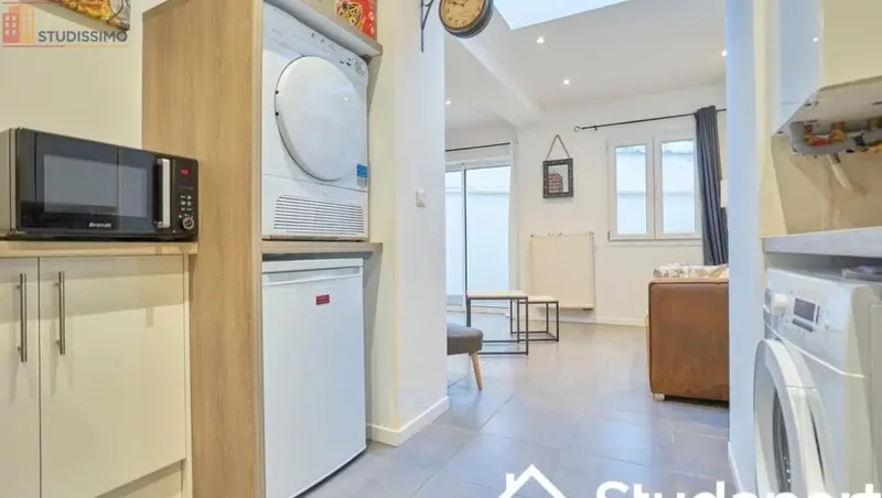 Studio meublé 11m² Lille 59160 - Meublé, DPE A - Photo 1