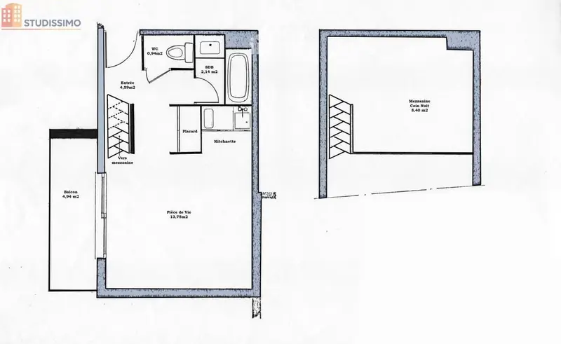 Studio 30m² Savines-le-Lac - Duplex, 2e étage - Photo 1