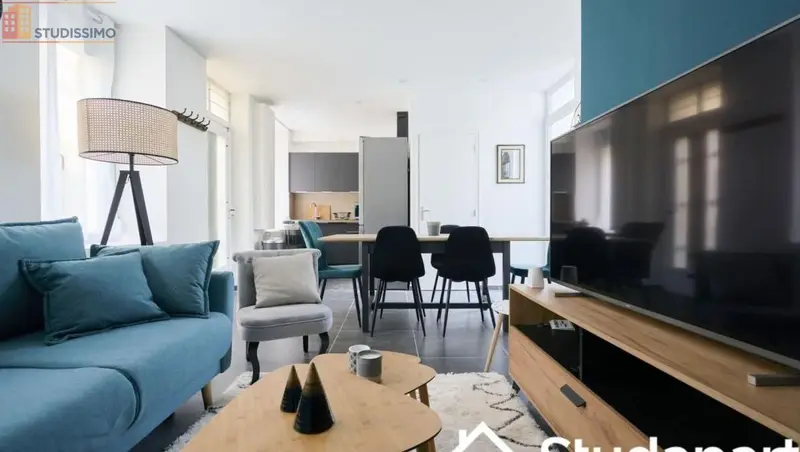 Studio meublé 12m² Lille 59000 - Meublé, DPE A - Photo 2