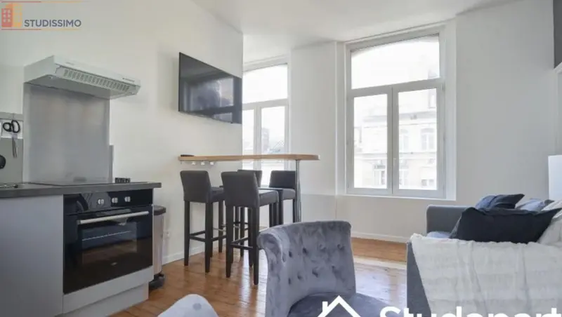 Studio meublé 10m² Lille 59000 - Meublé, DPE A - Photo 3