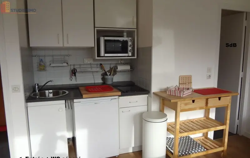 Studio meublé 22m² Lille 59000 - Meublé, calme - Photo 2