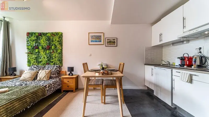 Studio meublé 26m² Roubaix 59100 - Proche EDHEC, résidence Barbieux - Photo 5