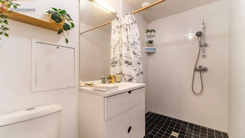 Studio meublé 26m² Roubaix 59100 - Proche EDHEC, résidence Barbieux - Photo 2
