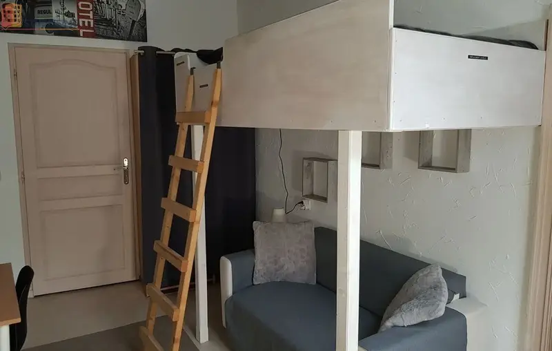 Studio meublé 17m² Valenciennes - Meublé, DPE D - Photo 4