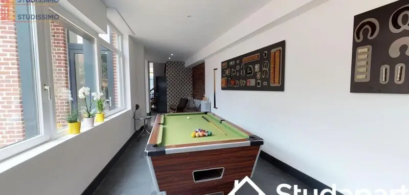 Studio meublé 10m² Roubaix 59100 - Meublé, DPE A - Photo 11