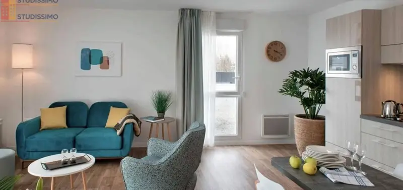 Studio meublé 46m² Valenciennes - Lumineux, spacieux - Photo 10
