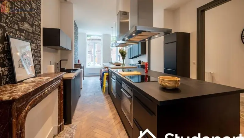 Studio 61m² Roubaix - Meublé, faible consommation énergétique - Photo 1