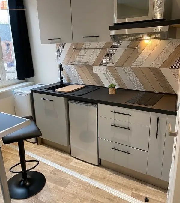 Studio meublé 15m² Valenciennes - Proche Place d'Armes - Photo 2