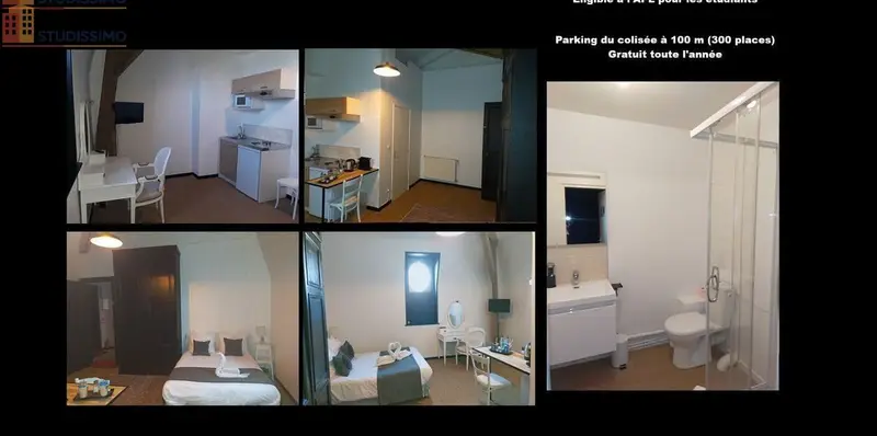 Studio meublé 25m² Roubaix - Meublé, 2e étage - Photo 7