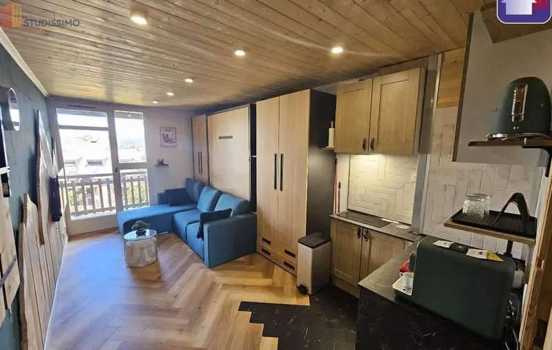 Studio 20m² Ax-les-Thermes - Étage élevé - Photo 2