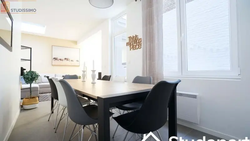Studio meublé 14m² Lille 59000 - Meublé, DPE A - Photo 3